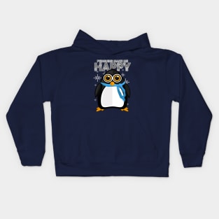 Penguins Make Me Happy Kids Hoodie